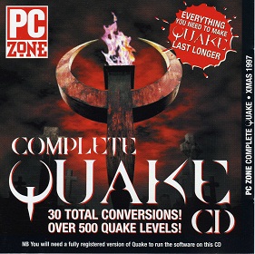 PC Zone Complete Quake CD